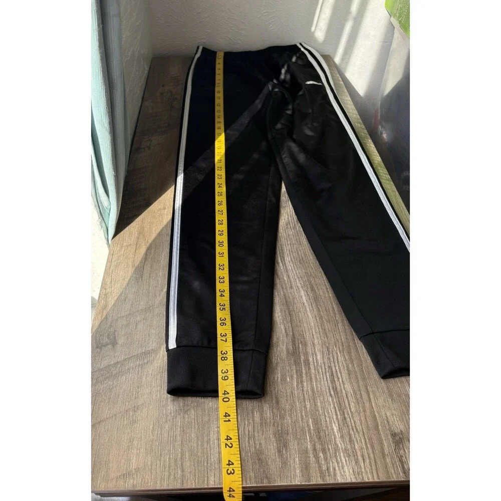 adidas Boys Black Athletic Classic Pants Size L (14/16)